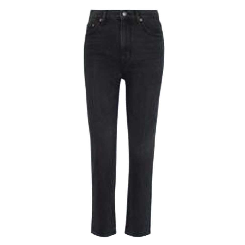 Pistola Charlie High Rise Straight Leg Cropped Jeans Memento Y2K Grunge Style - Picture 7 of 8